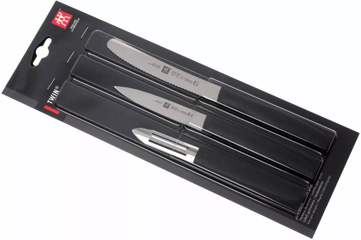 Zwilling Twin Grip 3-piece knife set